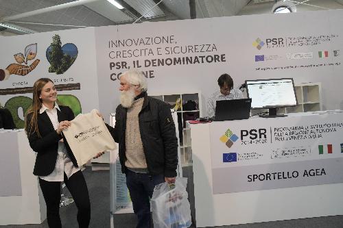 Lo stand Psr FVG a Agriest 2019